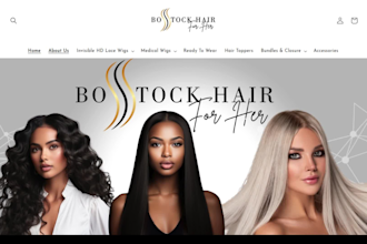 wix hair extension website beauty website spa store hair extension shopify store