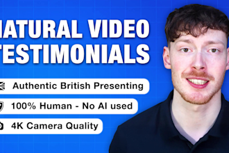 film authentic british testimonial videos for your brand