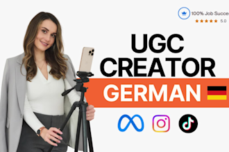 be your ugc creator for meta or tiktok ads