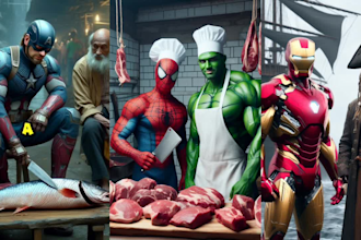 create super hero funny ai shorts for you