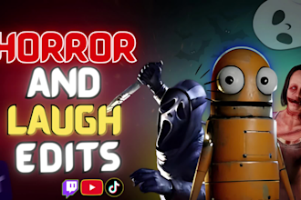 edit horror gaming videos dbd phasmophobia repo for twitch youtube tiktok