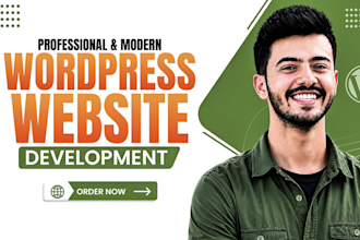 design, redesign, repair, modern wordpress website development