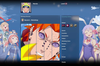 create animated steam workshop showcase