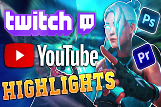 edit twitch or kick stream vods into youtube highlights, shorts, or tiktok clips