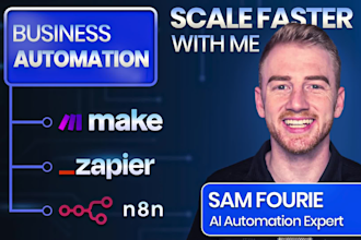 automate workflows with make, zapier, and n8n