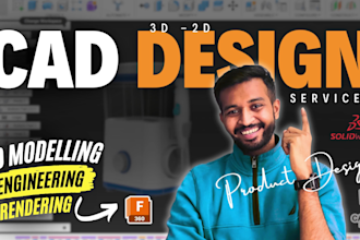 make 3d cad models in fusion 360 and solidworks