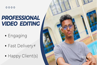 do professional youtube video editing within 24 hrs
