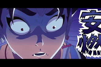 do 2d cartoon animation video, 2d character animated short film 2d music video