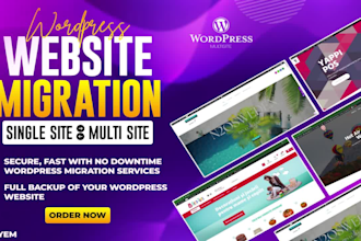 migrate wordpress single and multisite without downtime