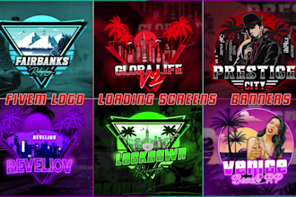 create fivem rp logo, loading screen and banner