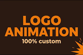 create custom logo animation and video intro
