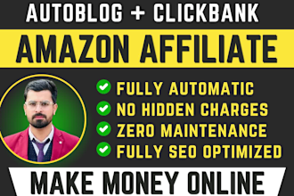 create autopilot amazon affiliate website with autoblog