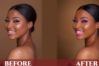 retouch your images to high end beauty magazine level