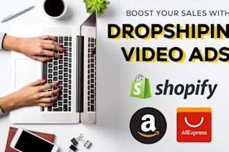 create shopify dropshipping facebook product video ads