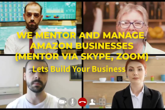 be your amazon business mentor, coach and manager via skype, zoom