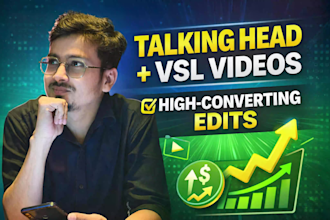 edit high converting vsl video sales letter for course creators