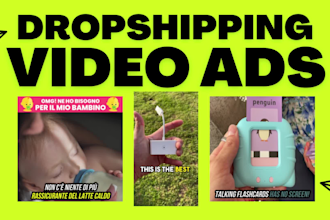create dropshipping facebook video ads for shopify products