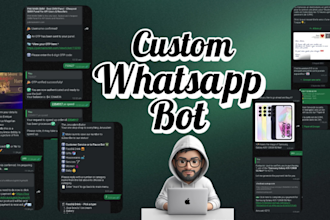 create a custom whatsapp bot according to your needs