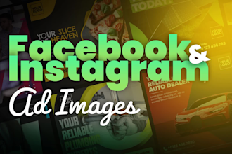design creative facebook and instagram ad images or posts
