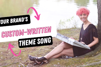 compose and produce a theme song or jingle for your brand