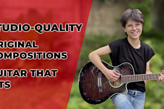 record professional acoustic guitar for your song