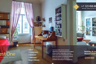 make amazing real estate promo slideshow video ads marketing for your business