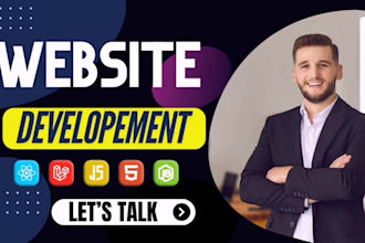 build or rebuild website development as full stack developer