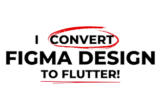 design flutter apps, bespoke flutter UI, convert figma to flutter