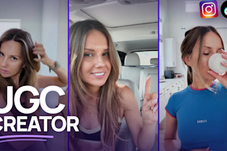 create female millennial ugc content and video ads