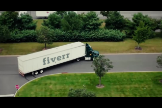 create truck logistics warehouse promo video