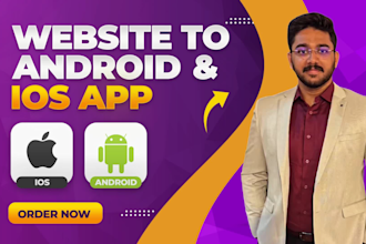 convert your website to android webview app and ios webview app