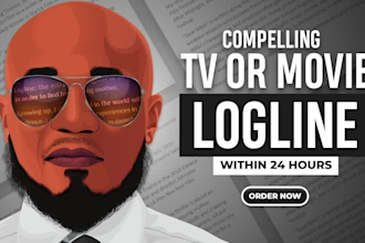 write a logline or synopsis, for your short, pilot, or feature movie script