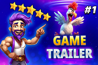 create video game trailer or app promo