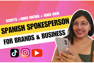 be your spanish ugc spokesperson for video ads that convert