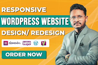 create modern wordpress website, wordpress blog website, business website