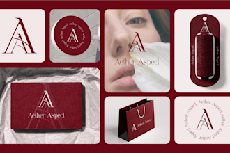 create a logo, guideline, brand book