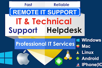 provide professional IT support and fix computer troubleshooting issues