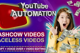 make top 10 faceless videos, cashcow videos,  top 10 editing, youtube automation