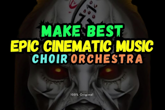 compose and produce epic choir orchestral cinematic music