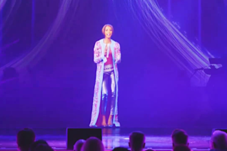 create hologram animation concert visual that bring virtual artists to the stage