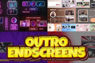 make stunning youtube outros or endscreens