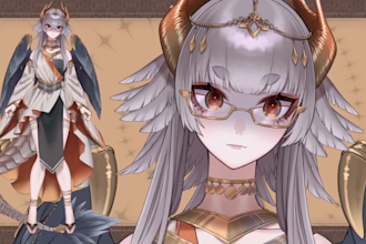 draw live2d vtuber  model 3d vtuber model 2d vtuber rigging anime nsfw model