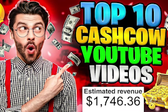make top 10 faceless cash cow youtube videos