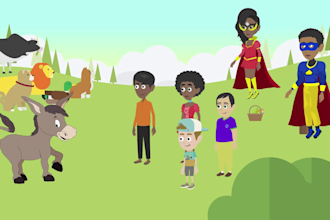 create 2d animation for kids, kids learning video, and kids animation stories