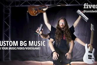 write custom background music for you