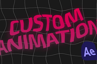 customize any after effects template or craft a unique animation for you