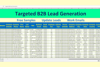 do b2b lead generation with verified emails and targeted prospects