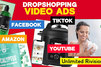 create a video ad for your amazon product, dropshipping, aliexpress