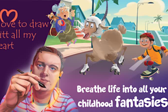 illustrate your fantasies and childhood dreams