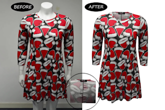 ghost mannequin,dummy retouch or neck adding service